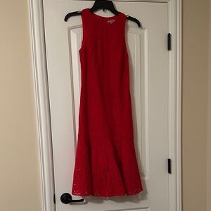 H&M Vibrant Red Midi Dress